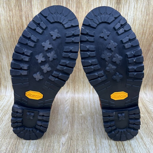 Taylor Stitch Moto Boot Men's Size 9 Snuff Suede Brown Vibram Cap Toe Boots - Picture 8 of 9